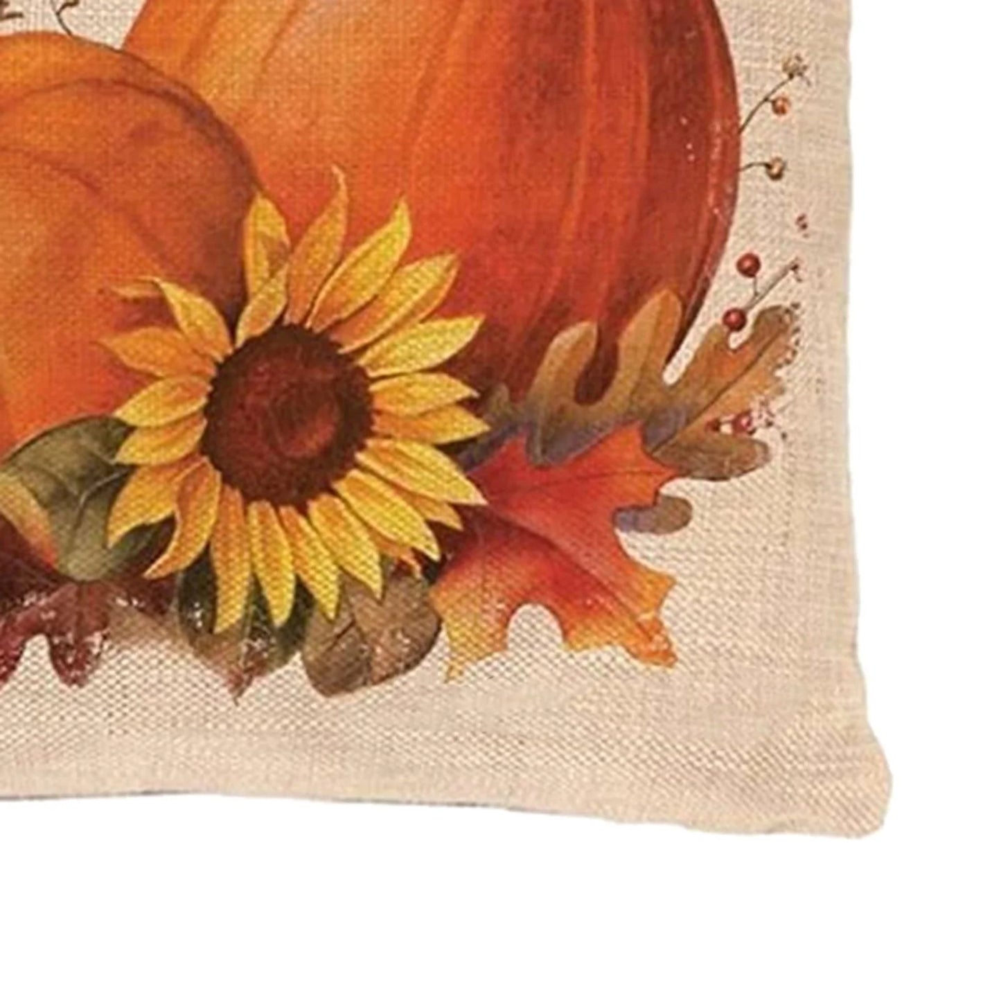 Fall Pillow Covers 18X18 Set of 4 for Fall Decor Pumpkin Maple Leaves Sunflower Vase Outdoor Fall Pillows Decorative Throw Pillows Farmhouse Thanksgiving Autumn Cushion Case