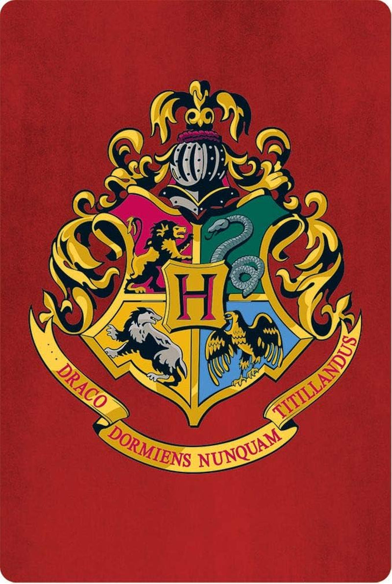Harry Potter Hogwarts Crest Pocket Notebook with Dot Grid Pages